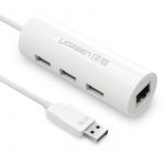 UGREEN Хаб Ethernet USB-концентратор