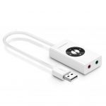 UGREEN USB Stereo Audio Adapter с 3,5-миллиметровым / выходом для наушников и микрофоном