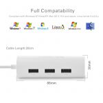 UGREEN Хаб Ethernet USB-концентратор - Image 5
