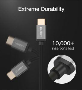 Кабель UGREEN USB Type-C 3.0 (Black) 1 M - Image 9