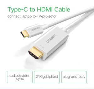 USB Type-C to HDMI Кабель 1.5M（White） - Image 2