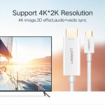 USB Type-C to HDMI Кабель 1.5M（White） - Image 3
