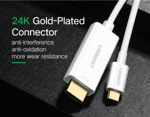 USB Type-C to HDMI Кабель 1.5M（White） - Image 9