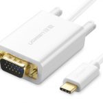 USB Type-C to VGA Cable 1.5M（White）