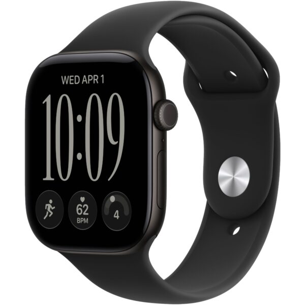 Смарт-часы Apple Watch Series 12 42mm Black Aluminum Case with Black Sport Band