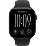 Смарт-часы Apple Watch Series 12 42mm Black Aluminum Case with Black Sport Band — фото 3