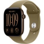 Смарт-часы Apple Watch Series 12 42mm Dark Bronze Aluminum Case with Olive Sport Band