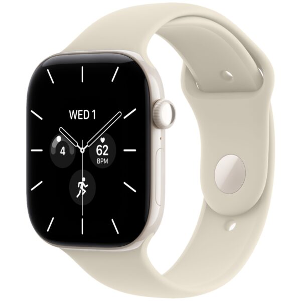Смарт-часы Apple Watch Series 12 42mm Pearl White Ceramic Case with Sand Sport Band