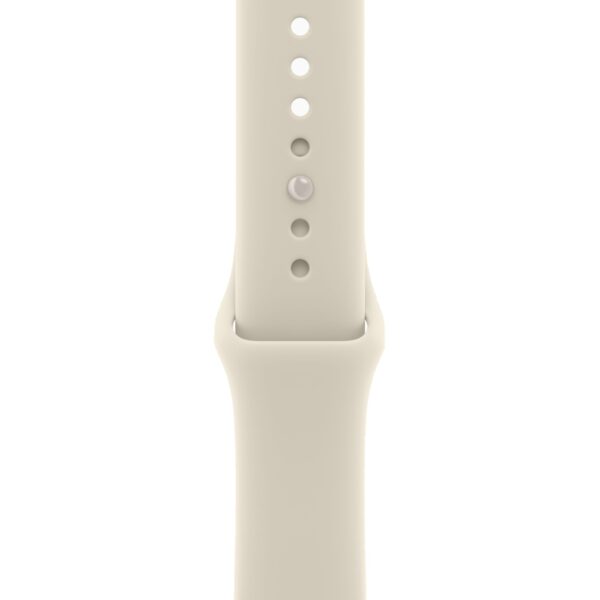 Смарт-часы Apple Watch Series 12 42mm Pearl White Ceramic Case with Sand Sport Band — фото 2