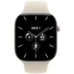 Смарт-часы Apple Watch Series 12 42mm Pearl White Ceramic Case with Sand Sport Band — фото 3