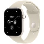 Смарт-часы Apple Watch Series 12 46mm Pearl White Ceramic Case with Sand Sport Band