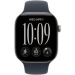 Смарт-часы Apple Watch Series 12 46mm Space Gray Aluminum Case with Navy Blue Sport Band — фото 3
