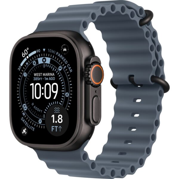 Смарт-часы Apple Watch Ultra 3 (2025) 49mm Black Titanium Case with Anchor Blue Ocean Band