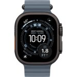 Смарт-часы Apple Watch Ultra 3 (2025) 49mm Black Titanium Case with Anchor Blue Ocean Band — фото 3