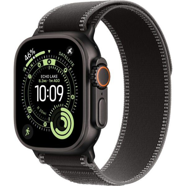 Смарт-часы Apple Watch Ultra 3 (2025) 49mm Black Titanium Case with Black/Charcoal Trail Loop