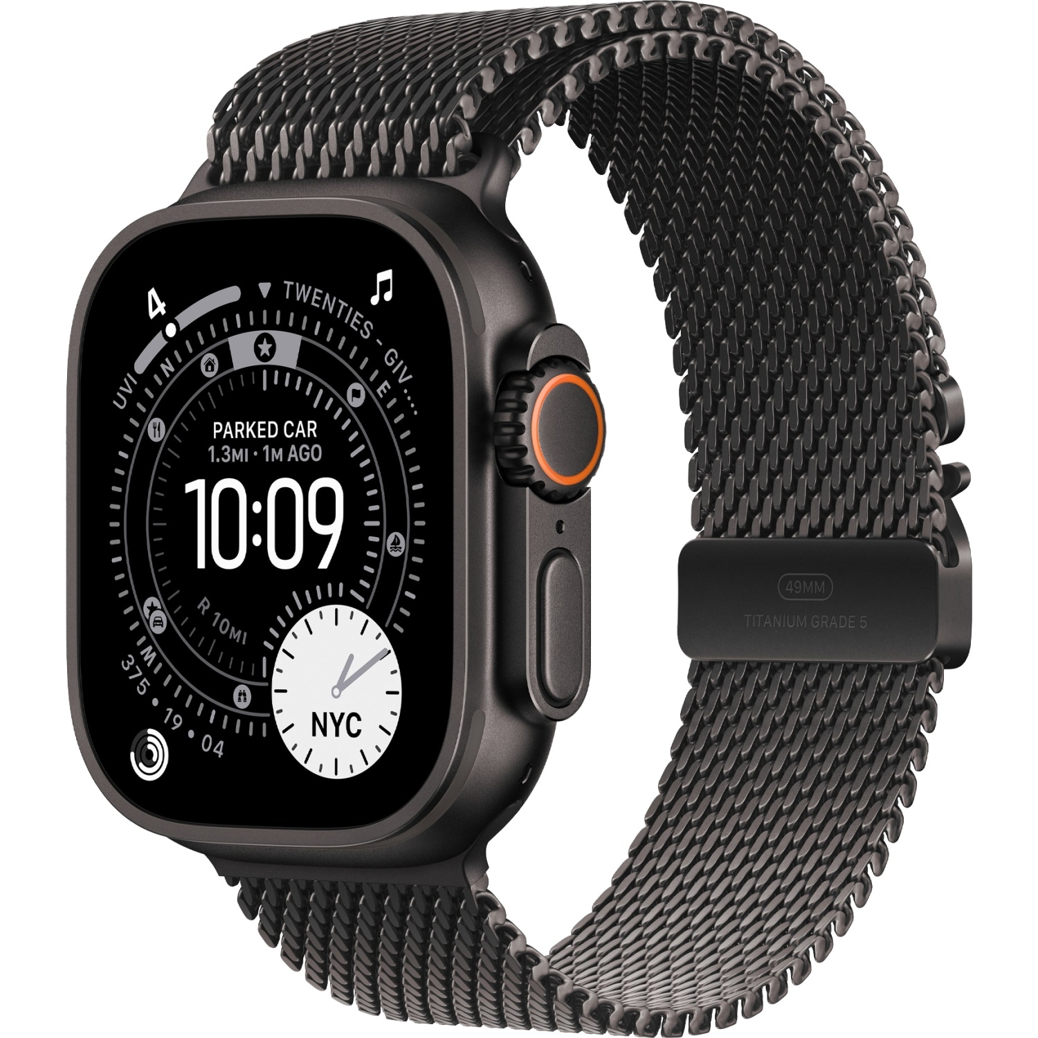 Смарт-часы Apple Watch Ultra 3 (2025) 49mm Black Titanium Case with Black Titanium Milanese Loop Смарт-часы Apple Watch Ultra 3 (2025) 49mm Black Titanium Case with Black Titanium Milanese Loop