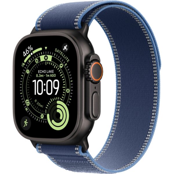 Смарт-часы Apple Watch Ultra 3 (2025) 49mm Black Titanium Case with Blue/Bright Blue Trail Loop