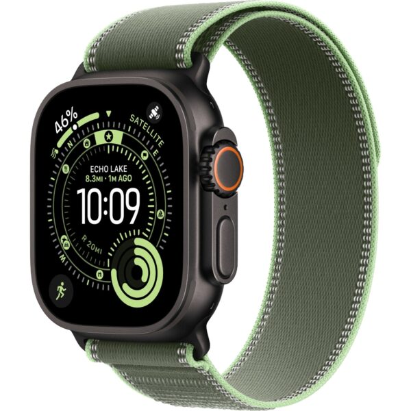 Смарт-часы Apple Watch Ultra 3 (2025) 49mm Black Titanium Case with Green/Neon Trail Loop