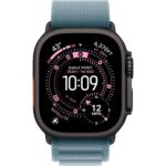 Смарт-часы Apple Watch Ultra 3 (2025) 49mm Black Titanium Case with Light Blue Alpine Loop — фото 3