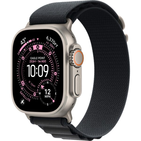 Смарт-часы Apple Watch Ultra 3 (2025) 49mm Natural Titanium Case with Black Alpine Loop