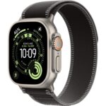 Смарт-часы Apple Watch Ultra 3 (2025) 49mm Natural Titanium Case with Black/Charcoal Trail Loop