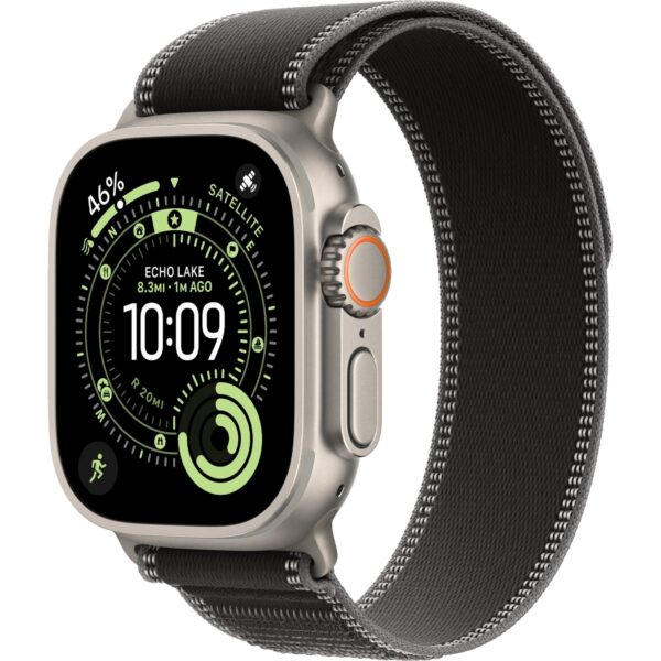 Смарт-часы Apple Watch Ultra 3 (2025) 49mm Natural Titanium Case with Black/Charcoal Trail Loop