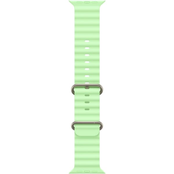 Смарт-часы Apple Watch Ultra 3 (2025) 49mm Natural Titanium Case with Neon Green Ocean Band — фото 2