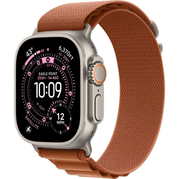Смарт-часы Apple Watch Ultra 3 (2025) 49mm Natural Titanium Case with Terra Cotta Alpine Loop