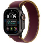 Смарт-часы Apple Watch Ultra 4 (2026) 49mm Black Titanium Case with Burgundy Trail Loop
