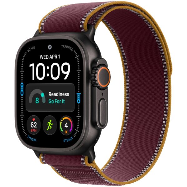 Смарт-часы Apple Watch Ultra 4 (2026) 49mm Black Titanium Case with Burgundy Trail Loop