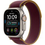 Смарт-часы Apple Watch Ultra 4 (2026) 49mm Natural Titanium Case with Burgundy Trail Loop