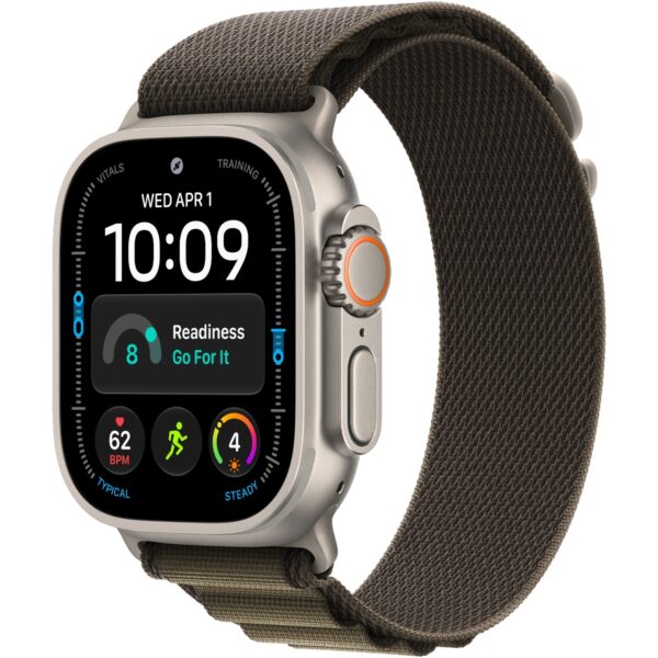 Смарт-часы Apple Watch Ultra 4 (2026) 49mm Natural Titanium Case with Dark Olive Alpine Loop