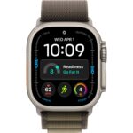 Смарт-часы Apple Watch Ultra 4 (2026) 49mm Natural Titanium Case with Dark Olive Alpine Loop — фото 3