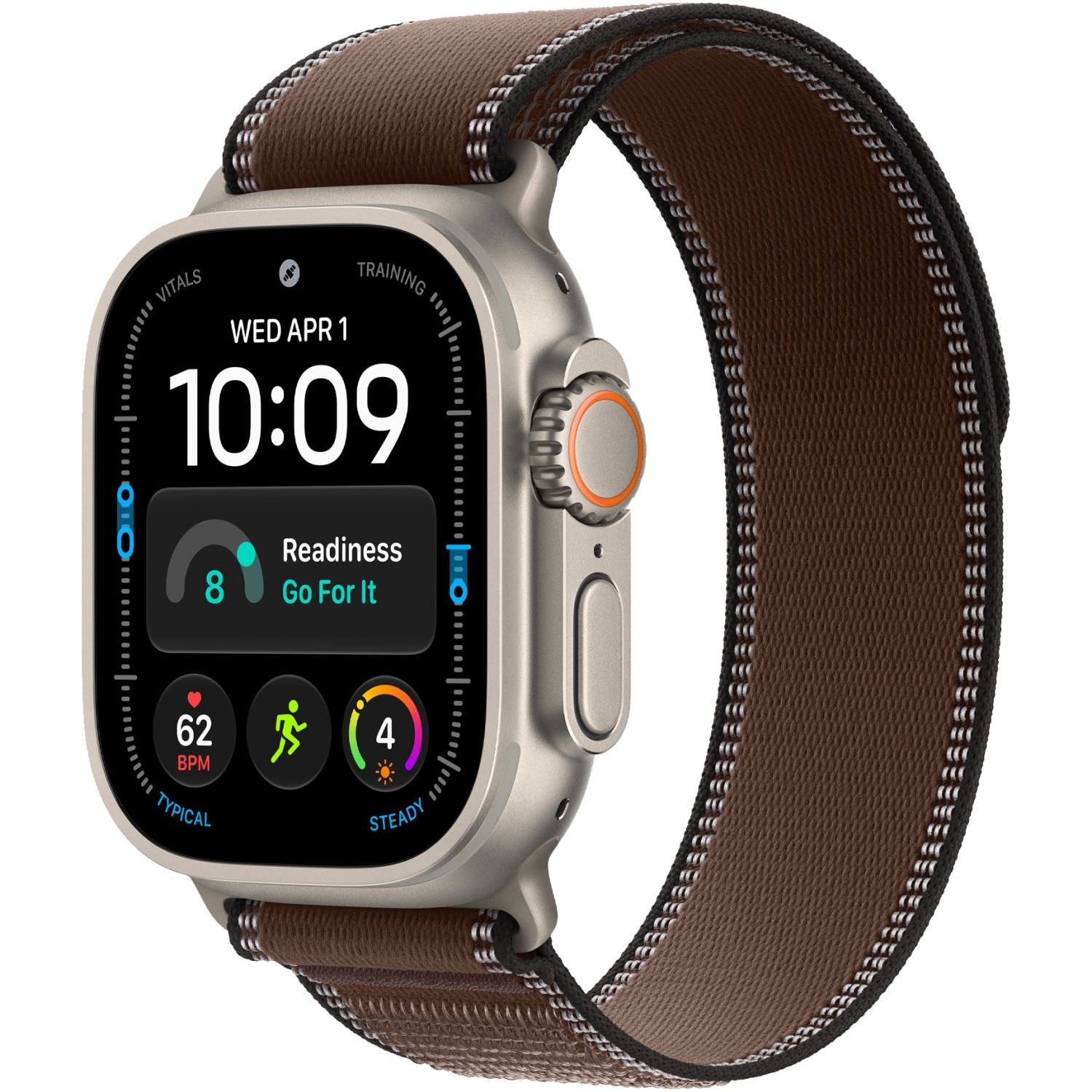 Смарт-часы Apple Watch Ultra 4 (2026) 49mm Natural Titanium Case with Dark Umber Trail Loop Смарт-часы Apple Watch Ultra 4 (2026) 49mm Natural Titanium Case with Dark Umber Trail Loop