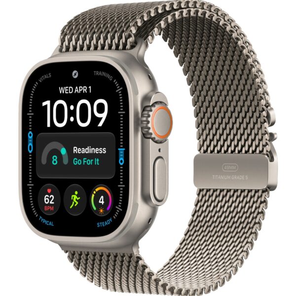 Смарт-часы Apple Watch Ultra 4 (2026) 49mm Natural Titanium Case with Natural Titanium Milanese Loop