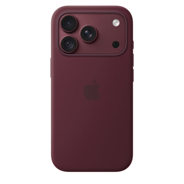 Чехол Apple Silicone Case с MagSafe для iPhone 18 Pro — Burgundy
