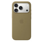 Чехол Apple Silicone Case с MagSafe для iPhone 18 Pro — Olive