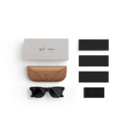 Комплект поставки — Ray-Ban Wayfarer (Gen 2) Matte Black, линзы Polar Gradient Graphite, размер L (RW4012)