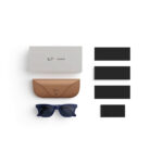 Комплект поставки — Ray-Ban Wayfarer (Gen 2) Shiny Cosmic Blue, линзы Transitions Sapphire, размер M (RW4012)