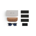 Комплект поставки — Ray-Ban Wayfarer (Gen 2) Shiny Transparent Grey, линзы Transitions Sapphire, размер M (RW4012)