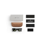 Комплект поставки — Ray-Ban Wayfarer (Gen 1) Shiny Black, линзы G-15 Green, размер L (RW4008)
