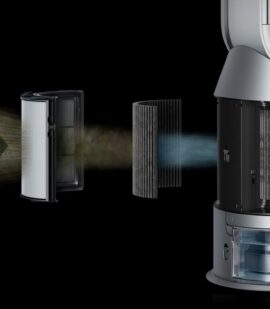 Очиститель-увлажнитель Dyson Purifier Humidify+Cool Autoreact PH3A White/Silver