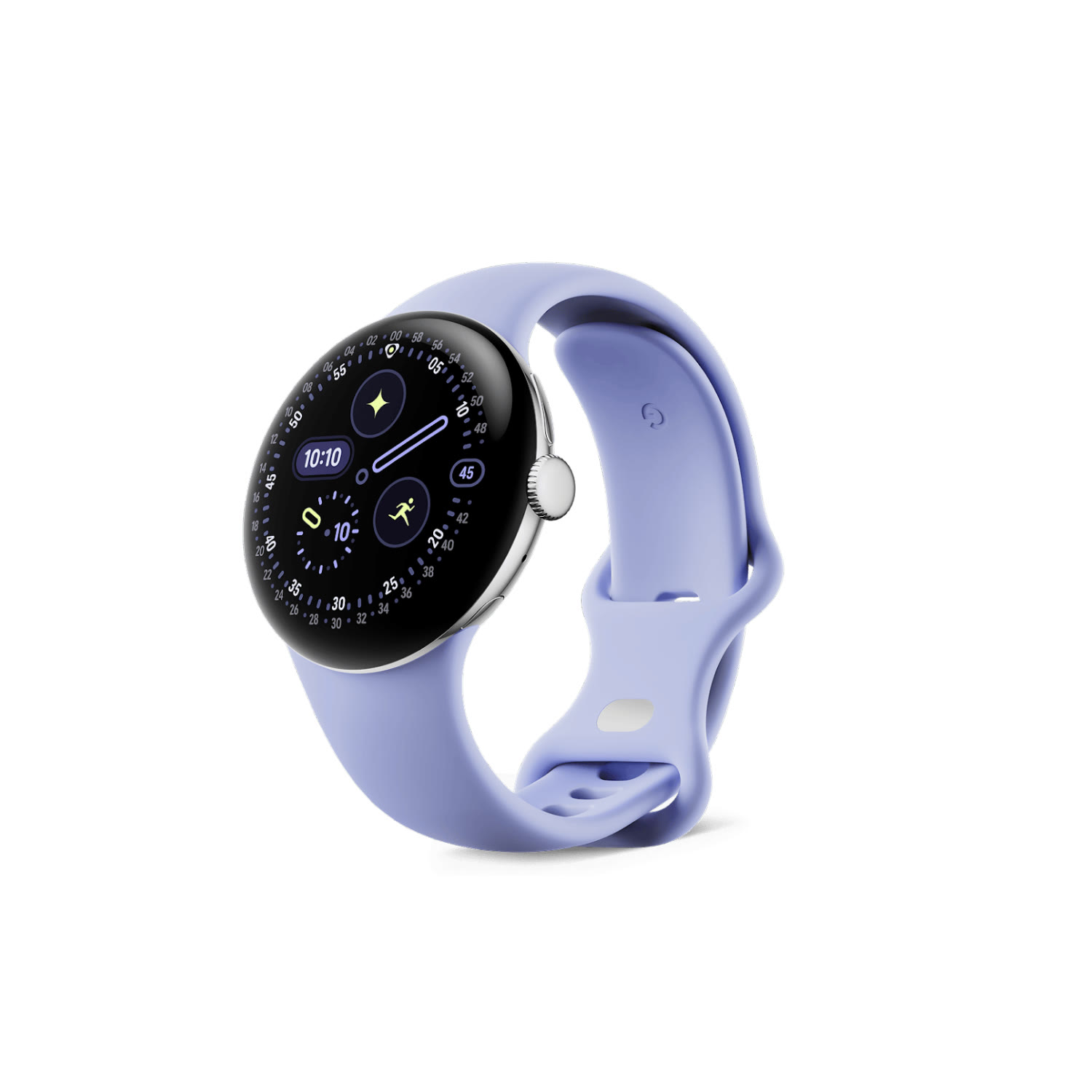 Google Pixel Watch 4 41 мм Polished Silver / Iris
