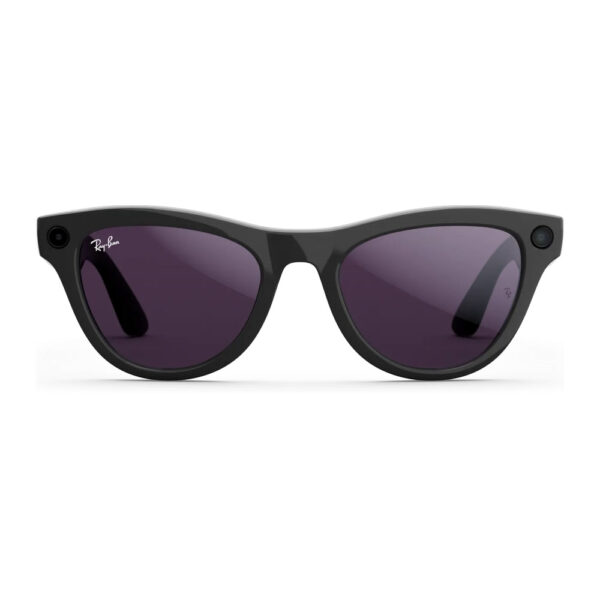 Умные очки Ray-Ban Skyler (Gen 1) Shiny Black, линзы Transitions Amethyst
