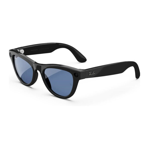Умные очки Ray-Ban Skyler (Gen 1) Shiny Black, линзы Transitions Cerulean Blue