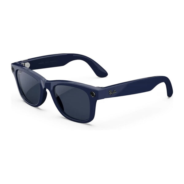 Умные очки Ray-Ban Wayfarer (Gen 2) Shiny Cosmic Blue, линзы Transitions Sapphire