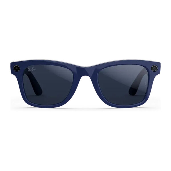 Умные очки Ray-Ban Wayfarer (Gen 2) Shiny Cosmic Blue, линзы Transitions Sapphire